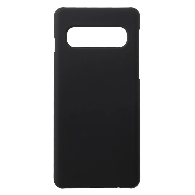 Case Duro de PC de Goma Para Samsung Galaxy S10 - Negro