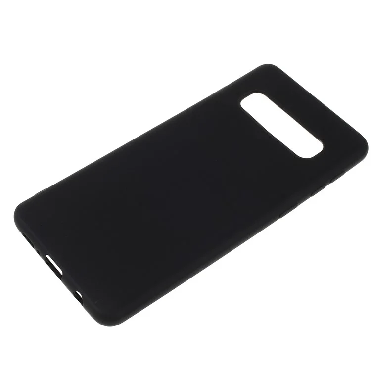 Double-sided Matte TPU Cover for Samsung Galaxy S10 Plus - Black