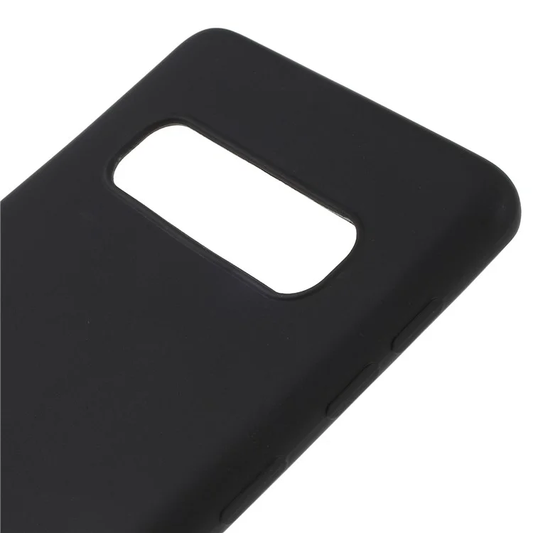 Doppelseitige Matte Tpu-abdeckung Für Samsung Galaxy S10 Plus - Schwarz