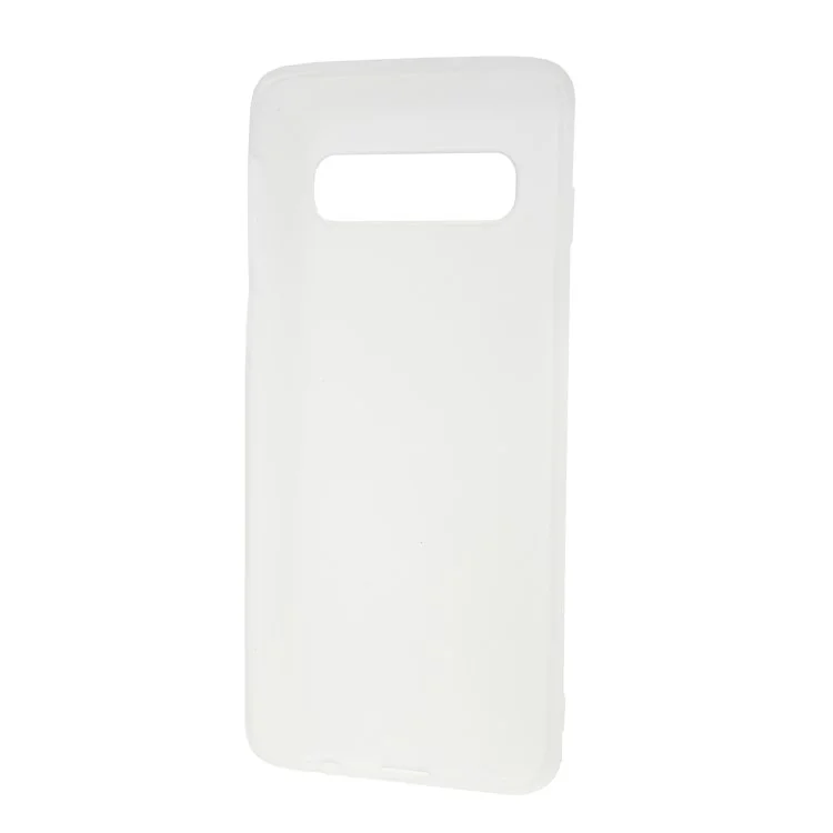 Double-sided Matte TPU Cover Accessory for Samsung Galaxy S10 Plus - White