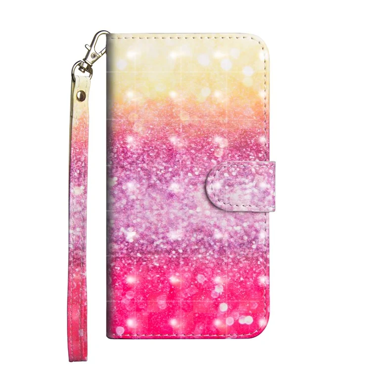 Capa Protetora de Couro para Samsung Galaxy S10 Plus - Elementos Brilhantes