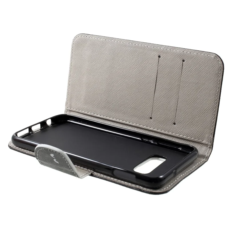 Pattern Printing Cross Texture PU Leather Wallet Case for Samsung Galaxy S10e - Do not Touch My Phone