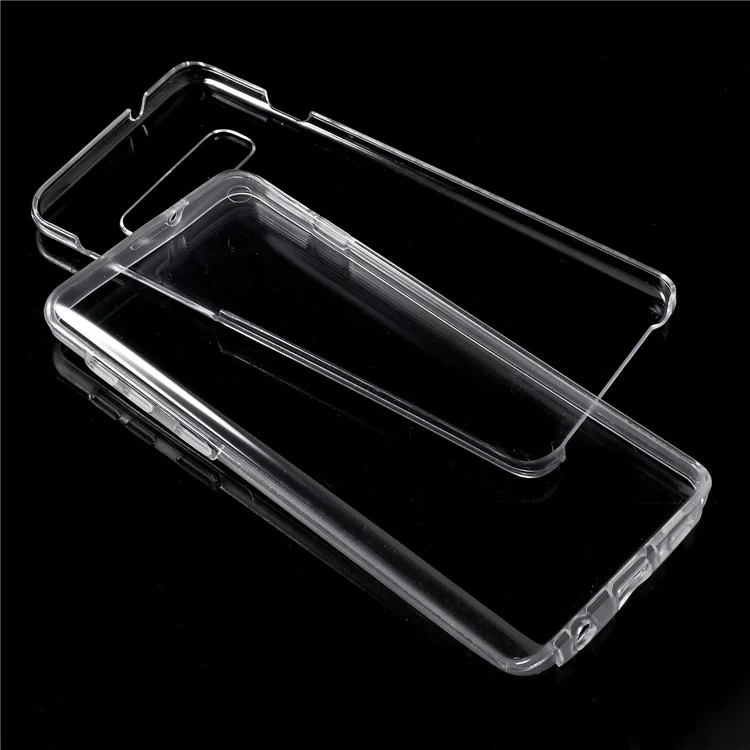 2-Piece Touchable TPU + Acrylic Hybrid Cover [360 Degree Protection] for Samsung Galaxy S10