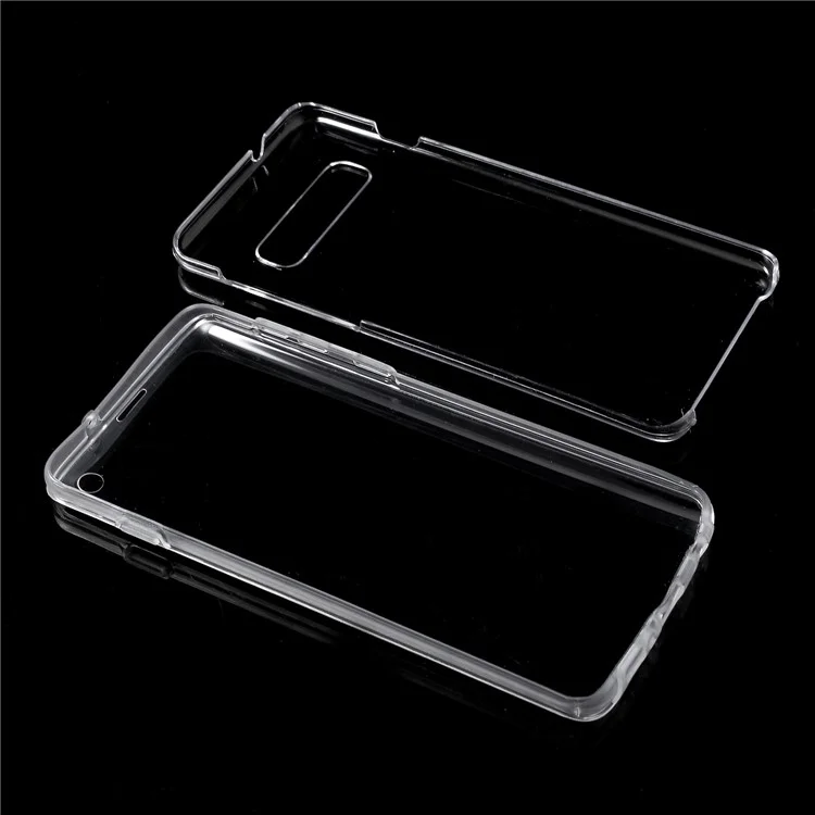 2-Piece Touchable TPU + Acrylic Hybrid Cover [360 Degree Protection] for Samsung Galaxy S10