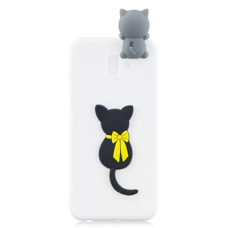 3d Carina Bambola / Stampa Modello / Coperchio Del Telefono TPU Per Samsung Galaxy J6 Plus J610F / J6 Prime. - Gatto