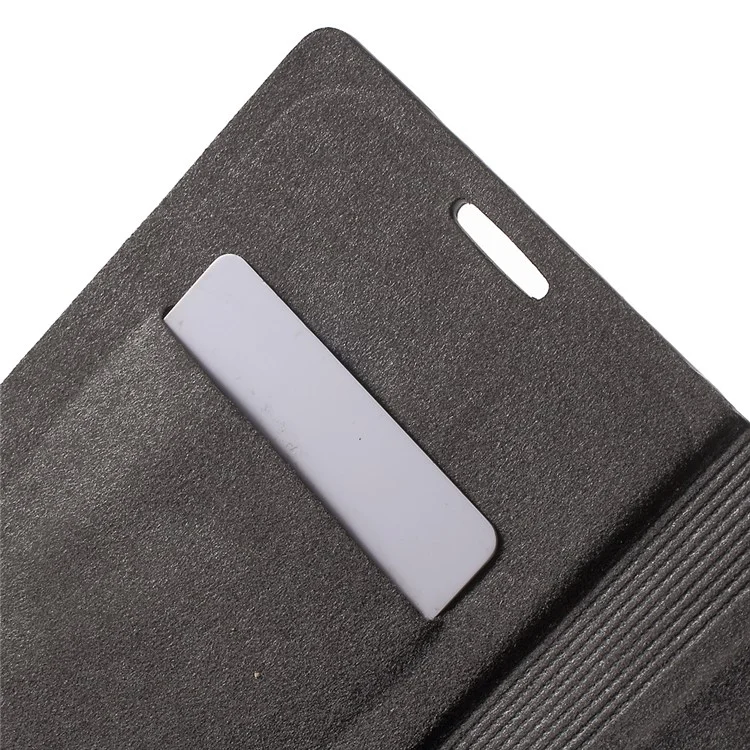 Two-color Leather Stand Case for Samsung Galaxy J5 (2016) - Black