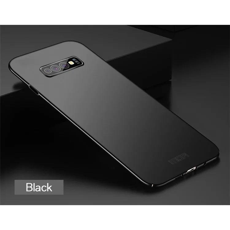 Cas De Protecteur De Plastique Dur En Plastique Givré De Mofi Shield Ultra-mince Pour Samsung Galaxy S10e - Noir