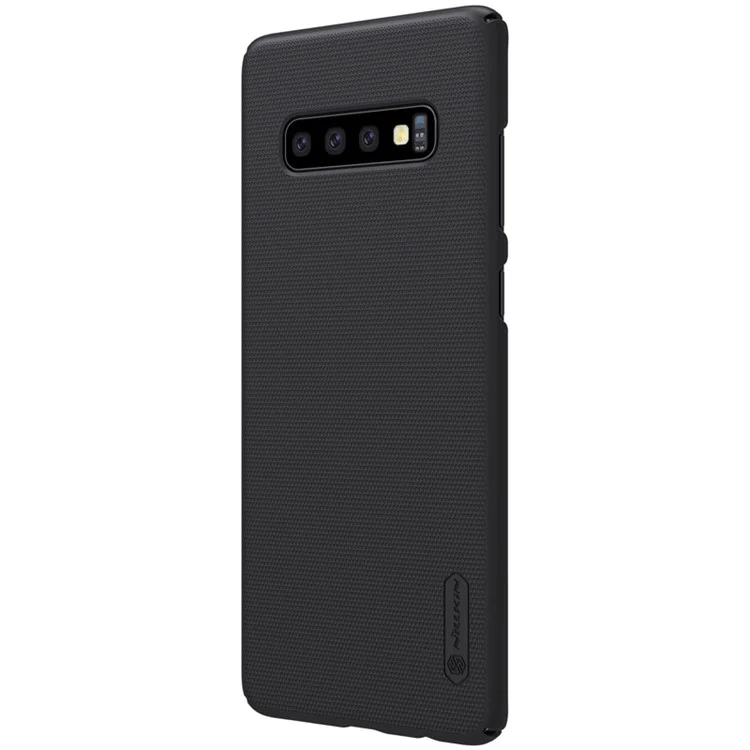 NILLKIN Super Frosted Shield PC Mobile Case para Samsung Galaxy S10 Plus - Preto
