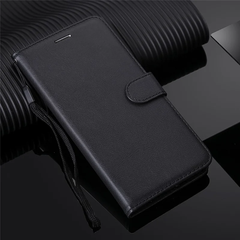 Wallet Leather Stand Case for Samsung Galaxy S10e - Black