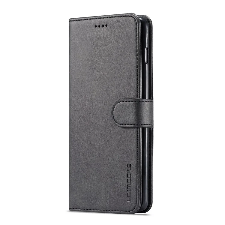 LC.IMEEKE Wallet Leather Stand Case for Samsung Galaxy S10 - Black