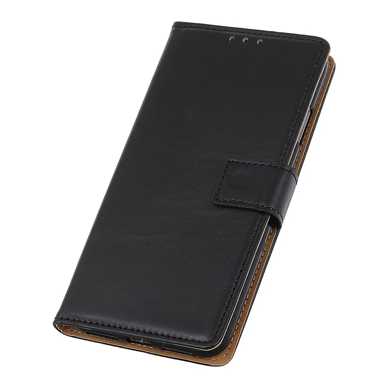 Capa De Telefone Protetora De Couro Da Carteira Para Samsung Galaxy A40 - Preto
