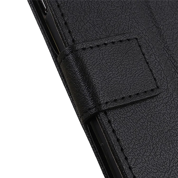 Case de Support en Cuir de Portefeuille Pour Samsung Galaxy A50 / A50 / A30 - le Noir