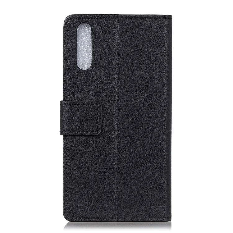 Case de Support en Cuir de Portefeuille Pour Samsung Galaxy A50 / A50 / A30 - le Noir