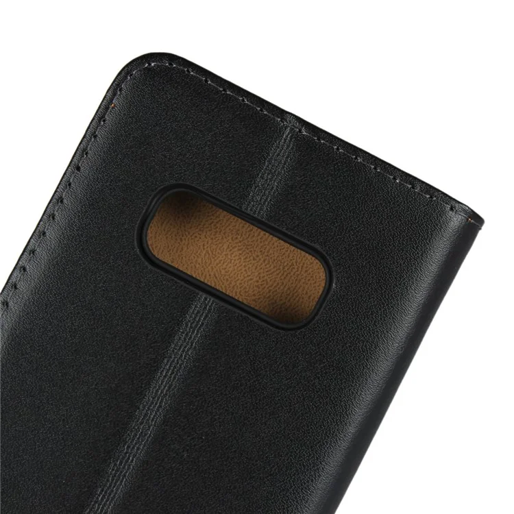 Genuine Leather Shell with Stand Wallet for Samsung Galaxy S10e