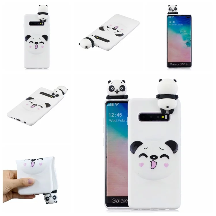 [3D Animal Doll] Pattern Printing TPU Phone Case for Samsung Galaxy S10 Plus - Koala