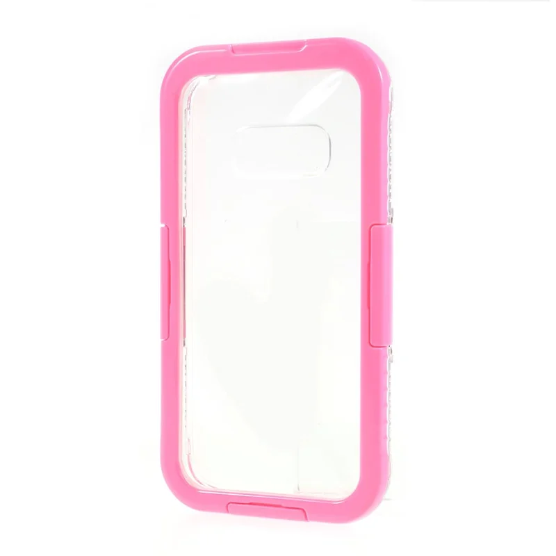 10m Underwater IP68 Waterproof Mobile Cover for Samsung Galaxy S10e Dirt / Dust / Snow Proof Case - Pink