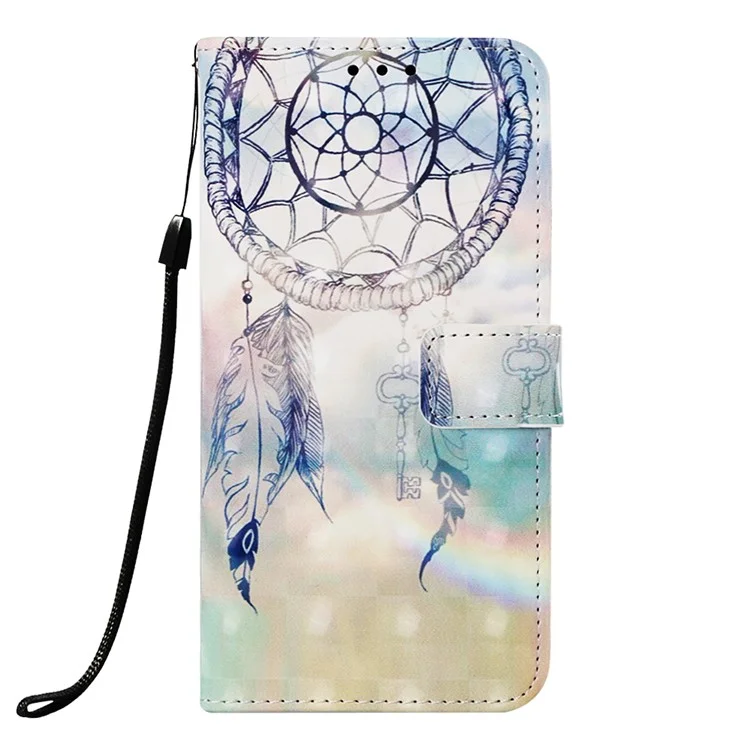 Custodia Del Portafoglio in Pelle da Stampa Motivano Per Samsung Galaxy A50 / A50 / A30 - Feather Dream Catcher