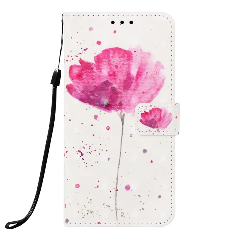 Pattern Printing Leather Wallet Case for Samsung Galaxy A50 / A50s / A30s - Vivid Flower
