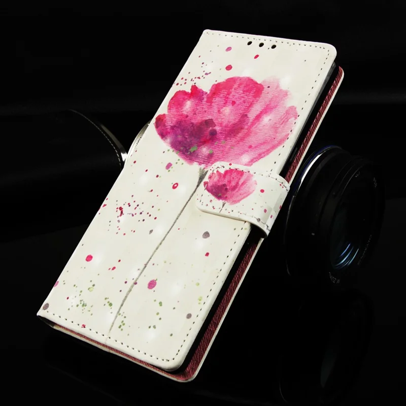 Pattern Printing Leather Wallet Case for Samsung Galaxy A50 / A50s / A30s - Vivid Flower