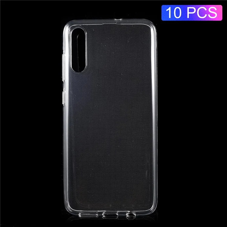 10 Pc/establecer Una Caja de Teléfono TPU Suave Transparente Para Samsung Galaxy A70