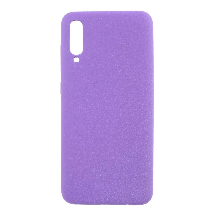 Case TPU Fosco Para a Pele Para Samsung Galaxy A70 - Roxo