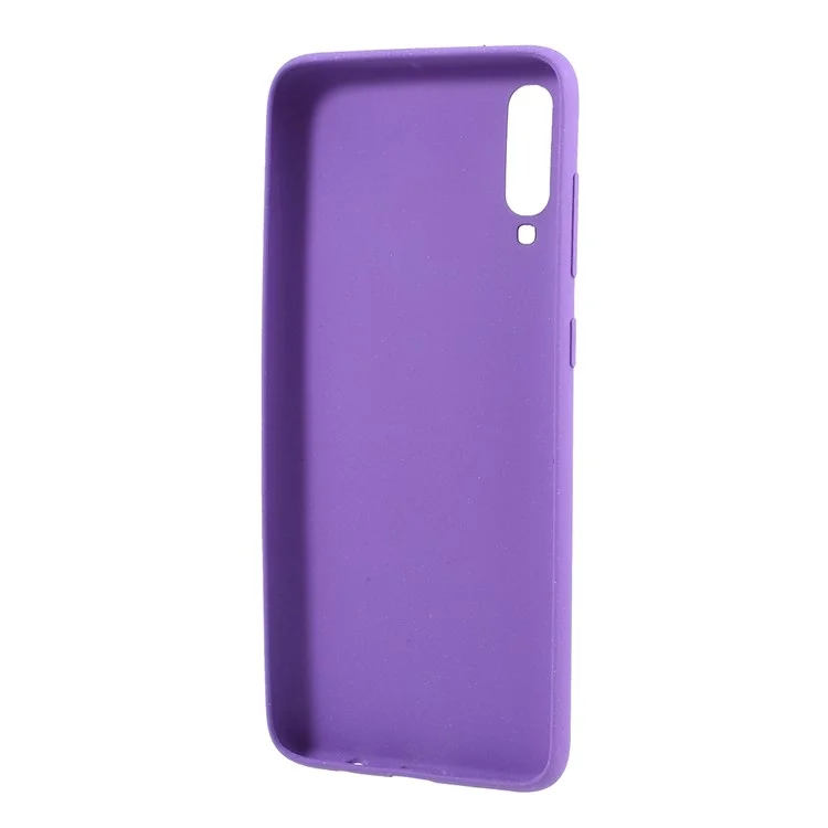 Case TPU Fosco Para a Pele Para Samsung Galaxy A70 - Roxo