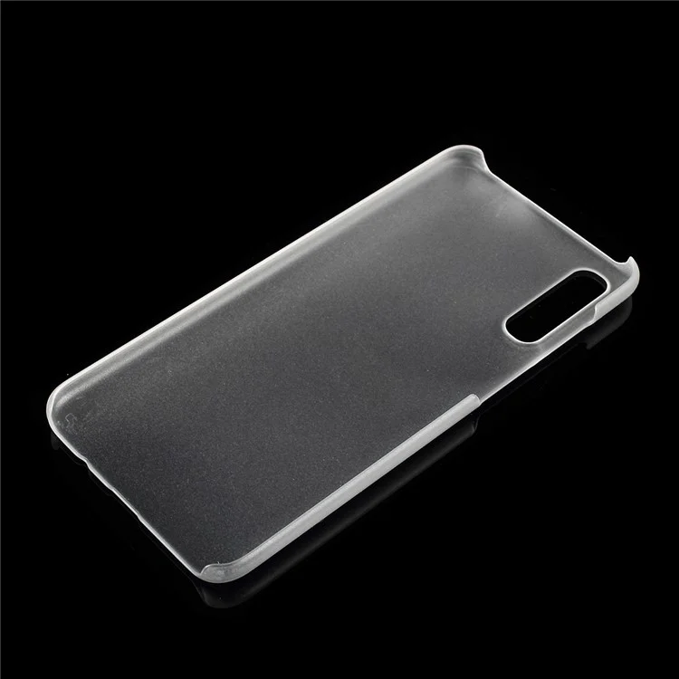 Gummiert PC Hard Case Für Samsung Galaxy A70 - Transparent