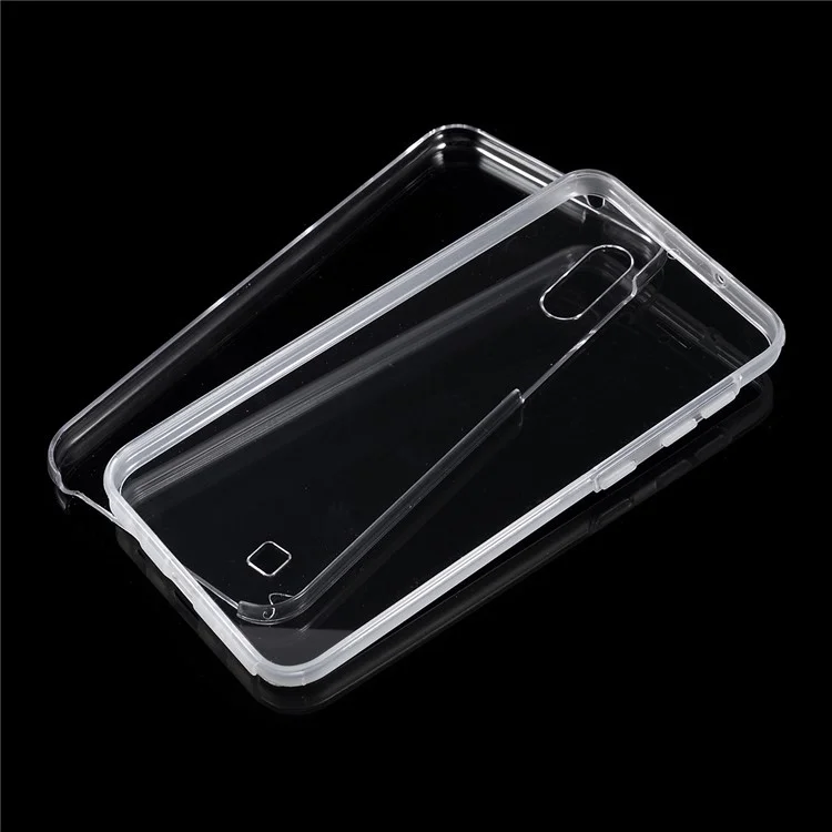 Transparent TPU+PC Detachable 2-in-1 All-wrapped Phone Case for Samsung Galaxy M10 / Galaxy A10