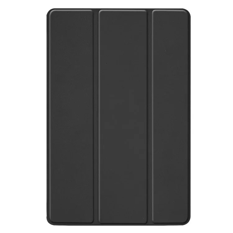 Funda protectora de cuerpo completo de piel sintética PU con soporte plegable de tres pliegues para Samsung Galaxy Tab S5e SM-T720 - Negro