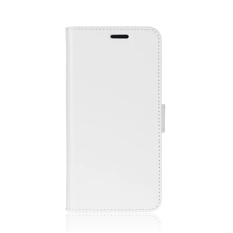 Crazy Horse PU Leather Stand Wallet Flip Case para Samsung Galaxy A20e - Blanco