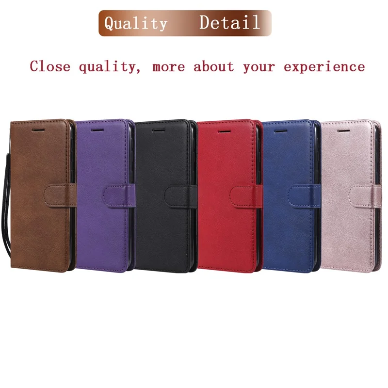Magnetic Detachable 2-in-1 Wallet Leather Stand Case for Samsung Galaxy A40 - Black