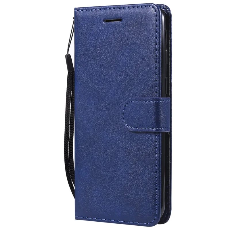 Magnetic Detachable 2-in-1 Wallet Leather Stand Case for Samsung Galaxy A40 - Blue