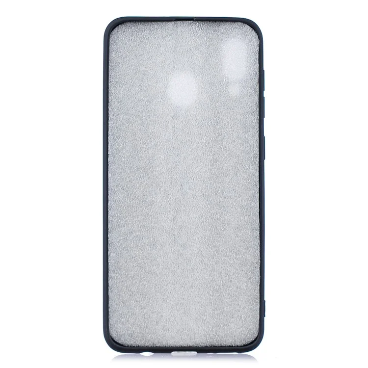 Capa TPU de Cor Sólida para Samsung Galaxy A40 - Preto