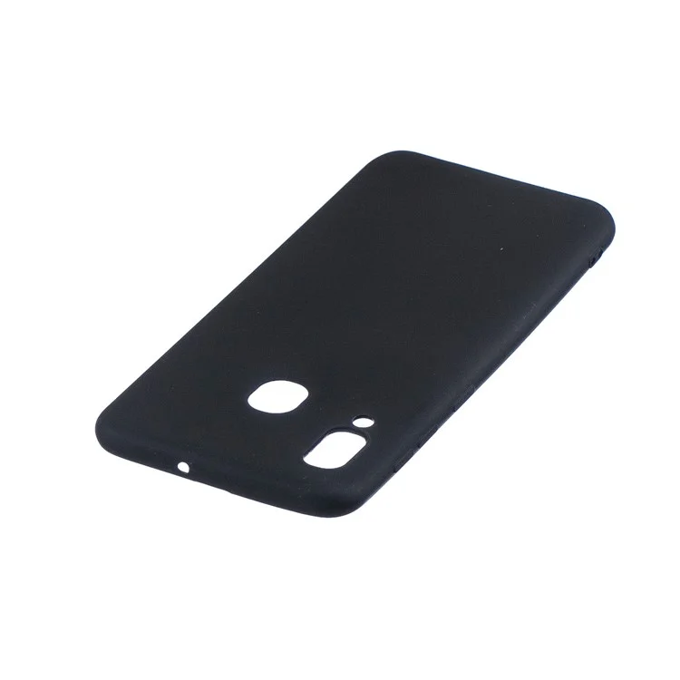 Capa TPU de Cor Sólida para Samsung Galaxy A40 - Preto