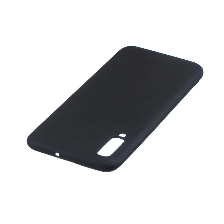 Coque TPU couleur unie pour Samsung Galaxy A70 - Noir
