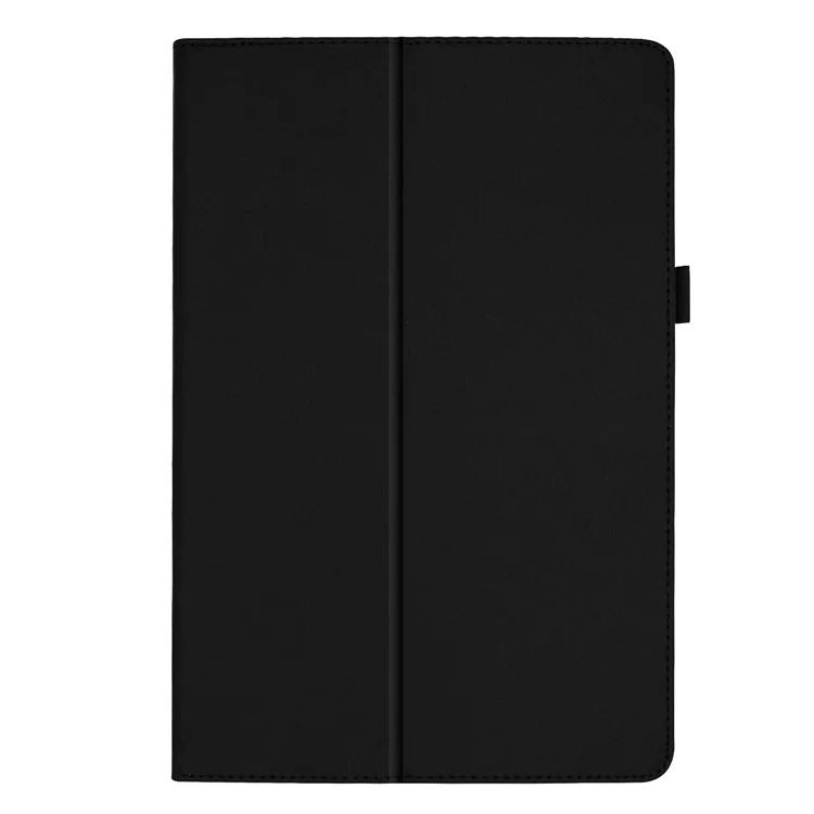 Litchi Texture Couro Stand Caixa Protetora Para Samsung Galaxy Tab S5e SM-T720 - Preto