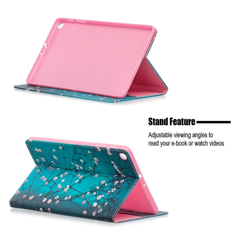 Pattern Printing Wallet Stand Leather Case for Samsung Galaxy Tab A 10.1 (2019) T510 - Wintersweet