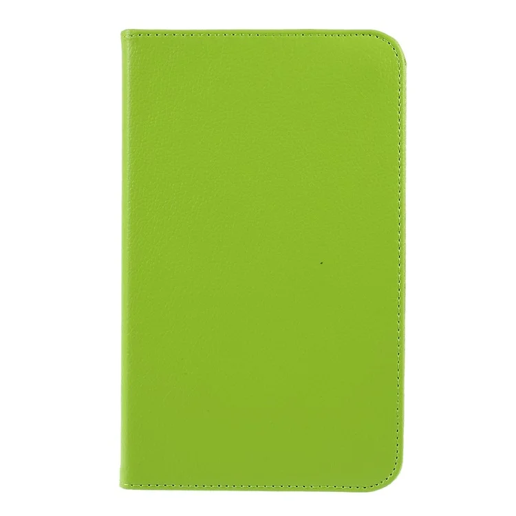 For Samsung Galaxy Tab A 8.0 (2019) with S Pen P200 P205 Litchi Texture Leather Protection Tablet Cover [with 360 Degree Rotary Stand] - Green