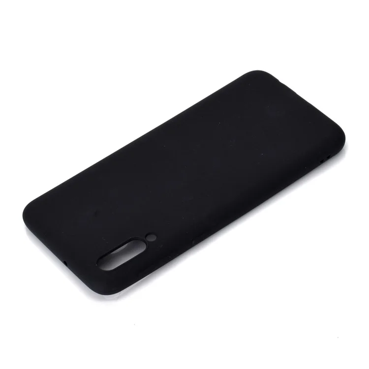 Étui TPU Givré Doux Pour Samsung Galaxy A70 - le Noir
