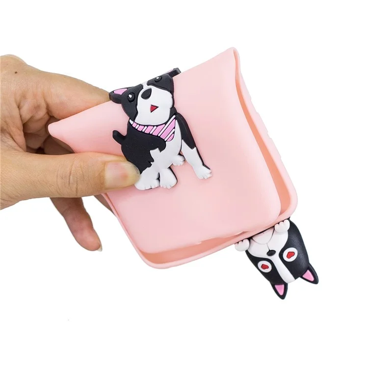 [3d Linda Muñeca] Cubierta de Caja de Teléfono TPU Estampada Para Samsung Galaxy S10 5G - Perro