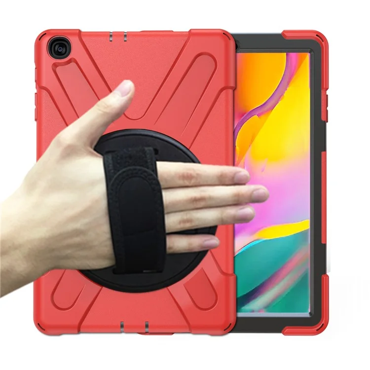 [X-Shape] PC + Silicone Combo Tablet Case for Samsung Galaxy Tab A 10.1 (2019) SM-T515 - Red