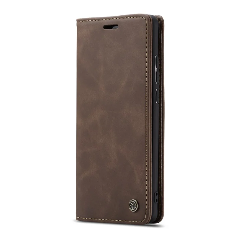 Caseme 013-Serie Auto-absorbierte Lederwallet-Hülle Für Samsung Galaxy A50 - Kaffee