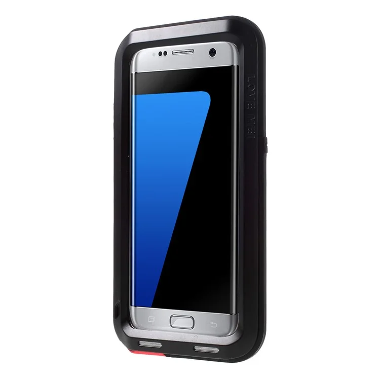 LOVE MEI Shockproof Dropproof Dustproof Case for Samsung Galaxy S7 edge G935 - Black