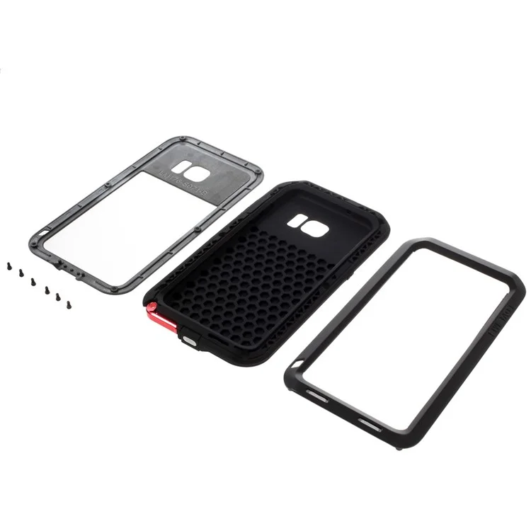 LOVE MEI Shockproof Dropproof Dustproof Case for Samsung Galaxy S7 edge G935 - Black