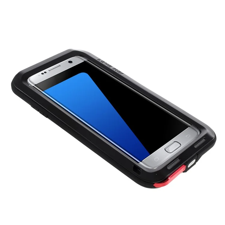 LOVE MEI Shockproof Dropproof Dustproof Case for Samsung Galaxy S7 edge G935 - Black