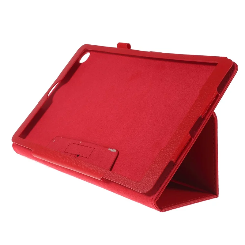 Leather Stand Tablet Protective Case for Samsung Galaxy TAB A 10.1 (2019) SM-T510 / SM-T515 - Red