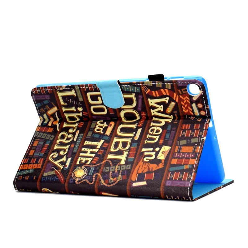 Pattern Printing Leather Tablet Cover with Card Slots for Samsung Galaxy Tab A 10.1(2019) T510 - Book