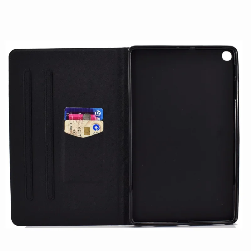Pattern Printing Card Slots Stand Leather Tablet Cover for Samsung Galaxy Tab A 10.1 (2019) SM-T510 / SM-T515 - Musical Note