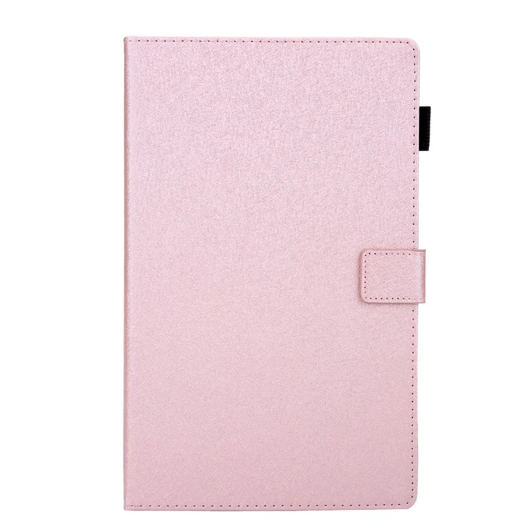 Lines Texture Card Slots Stand Leather Tablet Shell for Samsung Galaxy Tab A 10.5 (2018) SM-T590 / SM-T595 - Pink