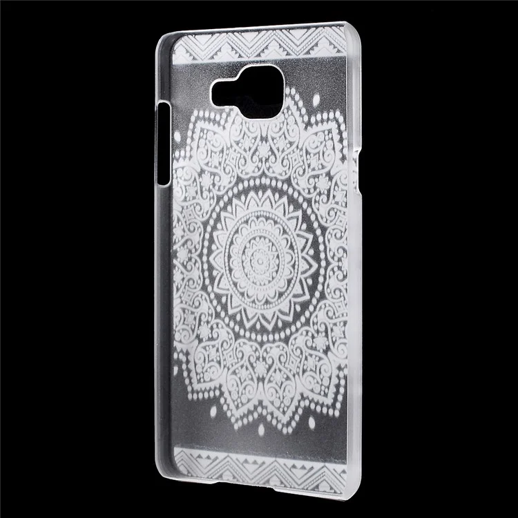 Translucent Phone PC Shell for Samsung Galaxy A5 SM-A510F (2016) - Stylish Flower
